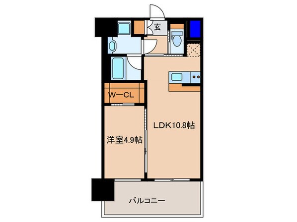 プレジオ天神橋ＡＳＩＡＮの物件間取画像